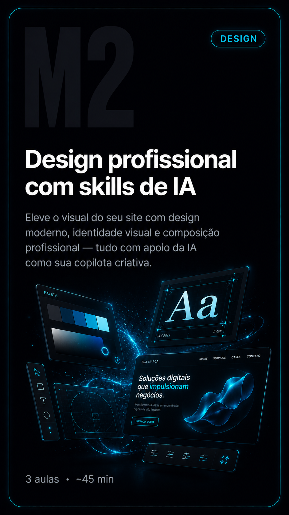Design profissional com skills de IA
